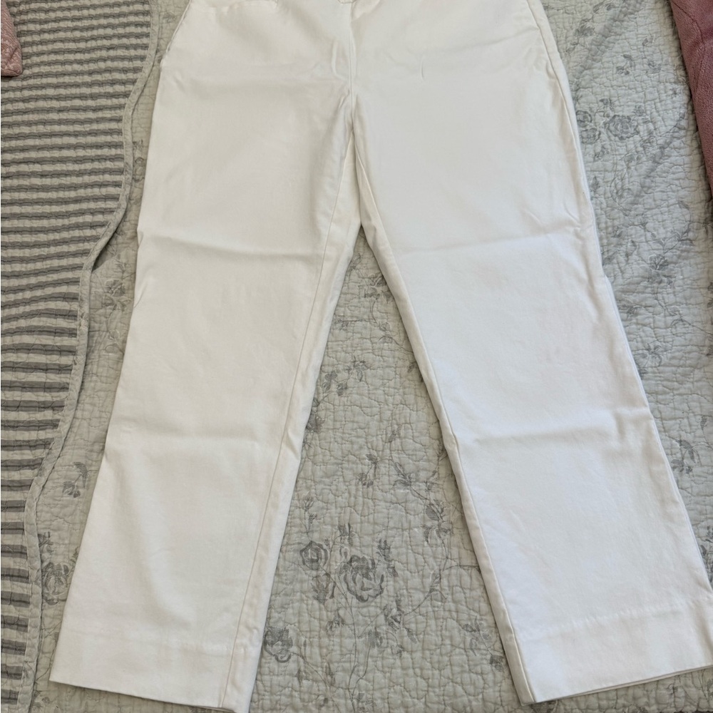 Chico's white Straight Leg pants